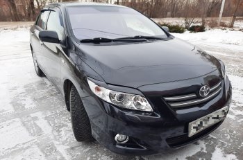 1 299 р. Комплект ресничек на фары Sport  Toyota Corolla  E150 (2006-2010) седан дорестайлинг (Неокрашенные)  с доставкой в г. Кемерово. Увеличить фотографию 18