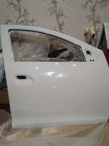 15 249 р. Правая дверь передняя SAT Renault Logan 2 рестайлинг (2018-2025) (Неокрашенная)  с доставкой в г. Кемерово. Увеличить фотографию 2