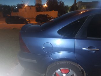 4 699 р. Спойлер Concept  Ford Focus  2 (2004-2011)  седан дорестайлинг, седан рестайлинг (Неокрашенный)  с доставкой в г. Кемерово. Увеличить фотографию 9
