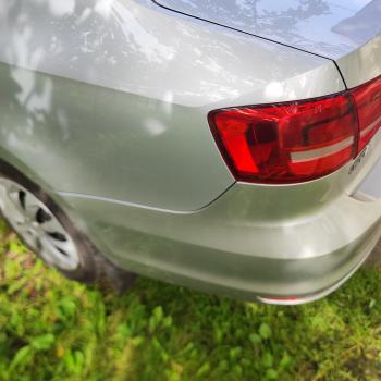 6 799 р. Задний бампер SAT  Volkswagen Jetta  A6 (2015-2018) седан рестайлинг (Неокрашенный)  с доставкой в г. Кемерово. Увеличить фотографию 3