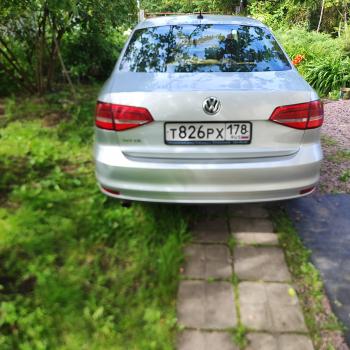 6 799 р. Задний бампер SAT  Volkswagen Jetta  A6 (2015-2018) седан рестайлинг (Неокрашенный)  с доставкой в г. Кемерово. Увеличить фотографию 4
