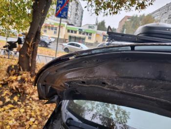 2 099 р. Дефлектор капота CA-Plastic Honda StepWagon 5 RP1,RP2, RP3, RP4, RP5  минивэн рестайлинг (2017-2022) (серия Classic черный, Без надписи)  с доставкой в г. Кемерово. Увеличить фотографию 3