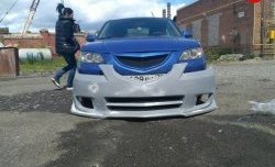 8 499 р. Передний бампер Mazda Speed Mazda 3/Axela BK дорестайлинг седан (2003-2006) (Неокрашенный)  с доставкой в г. Кемерово. Увеличить фотографию 11
