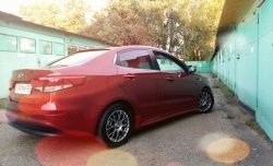 3 299 р. Козырёк на заднее лобовое стекло Sport v2 KIA Rio 3 QB дорестайлинг седан (2011-2015) (Неокрашенный)  с доставкой в г. Кемерово. Увеличить фотографию 4