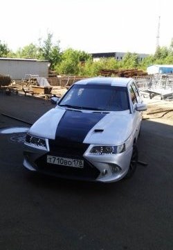 6 849 р. Пластиковый капот Super WRC Лада 2112 купе (2002-2009) (Неокрашенный)  с доставкой в г. Кемерово. Увеличить фотографию 12