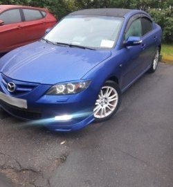 2 599 р. Клыки на передний бампер Style Mazda 3/Axela BK дорестайлинг седан (2003-2006) (Неокрашенные)  с доставкой в г. Кемерово. Увеличить фотографию 8