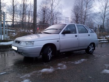 499 р. Пороги накладки Катран Лада 2112 хэтчбек (1999-2008) (Неокрашенные)  с доставкой в г. Кемерово. Увеличить фотографию 6