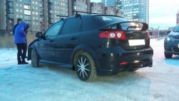 3 099 р. Пороги накладки Атланта  Chevrolet Lacetti  хэтчбек (2002-2013) (Неокрашенные)  с доставкой в г. Кемерово. Увеличить фотографию 3