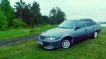 3 649 р. Накладка переднего бампера Sport Daewoo Nexia рестайлинг (2008-2015) (Неокрашенная)  с доставкой в г. Кемерово. Увеличить фотографию 7