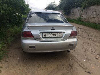 3 899 р. Лип спойлер Evo  Mitsubishi Lancer  9 CS (2003-2009) седан 1-ый рестайлинг, седан 2-ой рестайлинг (Неокрашенный)  с доставкой в г. Кемерово. Увеличить фотографию 9