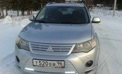 2 849 р. Накладка переднего бампера Sport Mitsubishi Outlander XL (CW)  дорестайлинг (2005-2009) (Неокрашенная)  с доставкой в г. Кемерово. Увеличить фотографию 8
