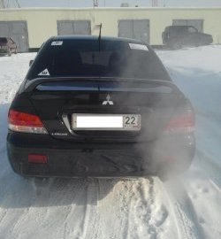 4 089 р. Средний спойлер 2.0 стандарт  Mitsubishi Lancer  9 CS (2003-2009) седан 1-ый рестайлинг, седан 2-ой рестайлинг (Неокрашенный)  с доставкой в г. Кемерово. Увеличить фотографию 4