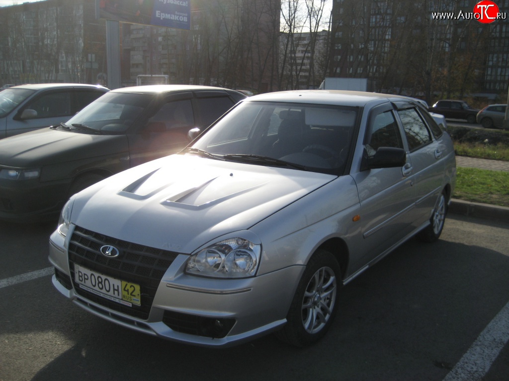 12 999 р. Пластиковый капот AVR  Лада Приора ( 2170,  2171,  2172,  21728) (2007-2018) седан дорестайлинг, универсал дорестайлинг , хэтчбек дорестайлинг, купе дорестайлинг, купе рестайлинг, седан рестайлинг, универсал рестайлинг, хэтчбек рестайлин (Неокрашенный, Без отверстий)  с доставкой в г. Кемерово