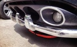 12 399 р. Одинарная защита переднего бампера Petroil-Tuning 63 мм с зубьями  Nissan Juke  1 YF15 (2010-2014) дорестайлинг (Нержавеющая полированная сталь)  с доставкой в г. Кемерово. Увеличить фотографию 5