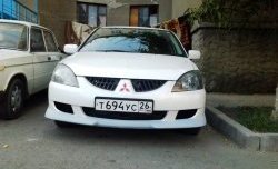 5 499 р. Накладка переднего бампера M-VRS Mitsubishi Lancer 9 CS седан 1-ый рестайлинг (2003-2005) (Неокрашенная)  с доставкой в г. Кемерово. Увеличить фотографию 4