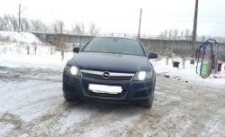829 р. Реснички Global Tuning  Opel Astra ( H,  H GTC) (2004-2015) седан дорестайлинг, универсал, хэтчбек 3 дв. дорестайлинг, хэтчбек 5дв дорестайлинг, хэтчбек 3 дв. рестайлинг, универсал рестайлинг, хэтчбек 5дв рестайлинг (Неокрашенные)  с доставкой в г. Кемерово. Увеличить фотографию 11