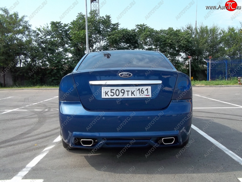17 999 р. Задний бампер M-VRS Ford Focus 2  седан дорестайлинг (2004-2008) (Неокрашенный)  с доставкой в г. Кемерово