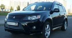 2 849 р. Накладка переднего бампера Sport Mitsubishi Outlander XL (CW)  дорестайлинг (2005-2009) (Неокрашенная)  с доставкой в г. Кемерово. Увеличить фотографию 12