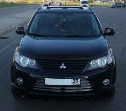 2 849 р. Накладка переднего бампера Sport Mitsubishi Outlander XL (CW)  дорестайлинг (2005-2009) (Неокрашенная)  с доставкой в г. Кемерово. Увеличить фотографию 13