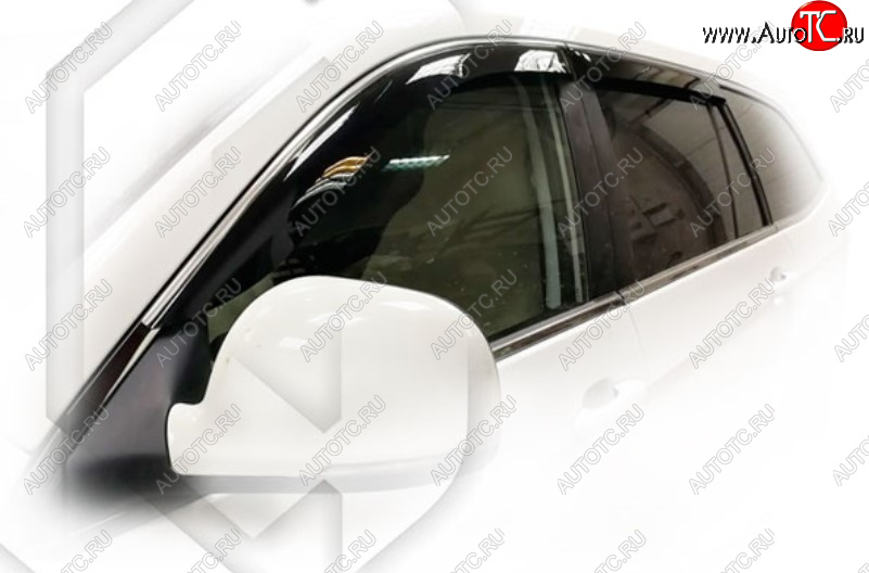 2 159 р. Дефлектора окон CA-Plastic  Foton Sauvana (2014-2020) (Classic полупрозрачный, Без хром молдинга)  с доставкой в г. Кемерово
