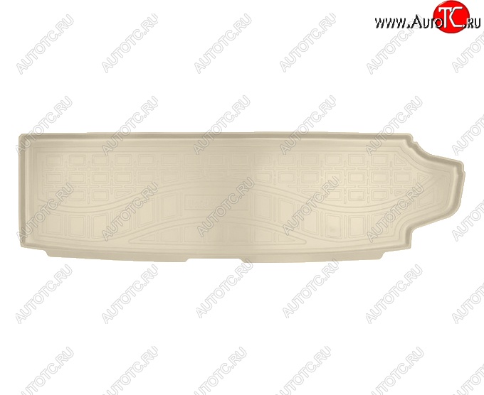 1 549 р. Коврик в багажник Norplast (разложенный 3 ряд)  GAC GS8 (2016-2023) (Бежевый)  с доставкой в г. Кемерово