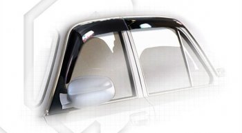 Дефлектора окон CA-Plastiс ГАЗ 31105 Волга дорестайлинг (2003-2007) (Classic полупрозрачный, Без хром.молдинга)