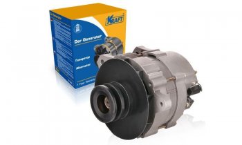 4 999 р. Генератор (80A) (ДВС 402) KRAFT ГАЗ 31105 Волга рестайлинг (2007-2009)  с доставкой в г. Кемерово. Увеличить фотографию 1