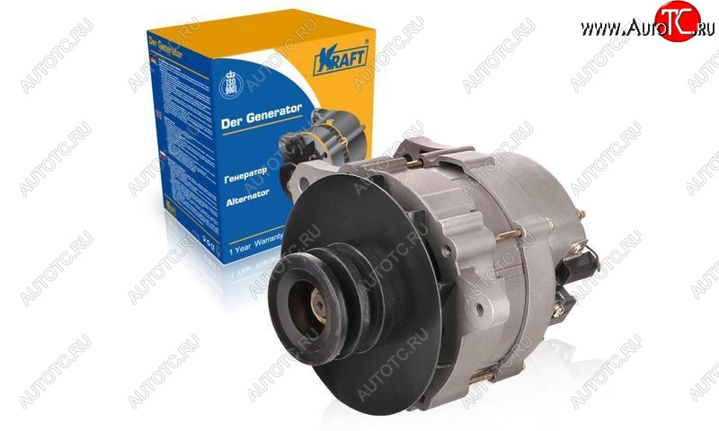 4 999 р. Генератор (80A) (ДВС 402) KRAFT ГАЗ 31105 Волга рестайлинг (2007-2009)  с доставкой в г. Кемерово