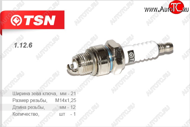 299 р. Свеча зажигания TSN ГАЗ 3110 Волга (1997-2005)  с доставкой в г. Кемерово