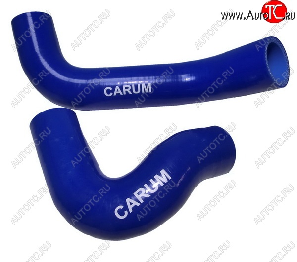 1 179 р. Патрубки радиатора (ММЗ-245 силикон) CARUM  ГАЗ Валдай  (3310) (2004-2016) (комплект 2 шт.)  с доставкой в г. Кемерово