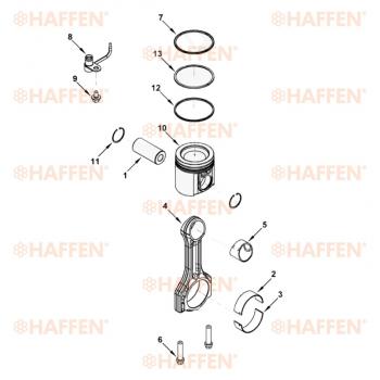 Комплект вкладышей шатунных (оригинал) ISF 2.8 HAFFEN Foton Aumark (2010-2025), ГАЗ ГАЗель ( 3302,  2705,  3221,  3221,Бизнес,  2705,Бизнес,  3302,Бизнес) (1994-2025), ГАЗ ГАЗель Next ( A21,A22, С41, С42,  A21,A22, С41, С42, Фермер,  A31,A32, C45, C46) (2013-2025), ГАЗ Соболь ( 2217 автобус,  2752,  2752,Бизнес) (1998-2025)