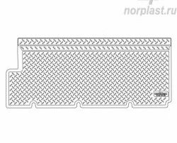 1 699 р. Коврик салонный Norplast (задний)  ГАЗ ГАЗель  2705 (1995-2010) дорестайлинг цельнометаллический фургон, 1-ый рестайлинг цельнометаллический фургон (Черный)  с доставкой в г. Кемерово. Увеличить фотографию 2