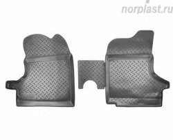 Комплект салонных ковриков Norplast (передние) ГАЗ ГАЗель ( 3221,  3302,  2705,  3221,Бизнес,  2705,Бизнес,  3302,Бизнес) (2003-2025) 1-ый рестайлинг автобус, 1-ый рестайлинг бортовой , 1-ый рестайлинг цельнометаллический фургон, 2-ой рестайлинг автобус, 2-ой рестайлинг цельнометаллический фургон, 2-ой рестайлинг шасси (Черный)