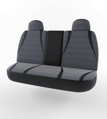 4 199 р. Чехлы для сидений (3-з местная) Lord Autofashion Форсаж (экокожа)  ГАЗ ГАЗель  3302 (1994-2002) дорестайлинг шасси (Черный, вставка жаккард Зигзаг)  с доставкой в г. Кемерово. Увеличить фотографию 2