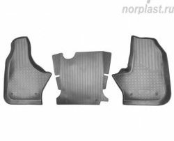 Комплект салонных ковриков Norplast Unidec (ручка КПП на приборке) ГАЗ ГАЗель Next ( A21,A22, С41, С42,  A21,A22, С41, С42, Фермер,  A60,A63, A64,  A62,А65,  A31,A32, C45, C46) - ГАЗон Next (Цвет: черный)