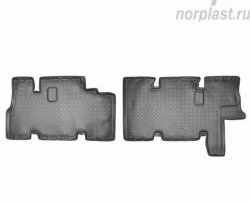 Коврики салона Norplast Unidec (с доп. отопителем 2-го ряда) ГАЗ ГАЗель Next  A62,А65 (2016-2025) автобус (Цвет: черный)