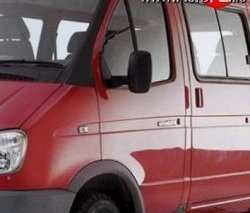Передняя левая пластиковая дверь Стандарт ГАЗ Баргузин  2217 автобус - Соболь ( 2217 автобус,  2752,  2310,  2217 Бизнес автобус,  2752,Бизнес,  2310,Бизнес)