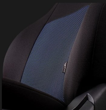 3 799 р. Чехлы для сидений Lord Autofashion Дублин (жаккард, 3 места)  ГАЗ ГАЗель Next ( A21,A22, С41, С42,  A31,A32, C45, C46) - ГАЗон Next (черный/ ёж синий)  с доставкой в г. Кемерово. Увеличить фотографию 2