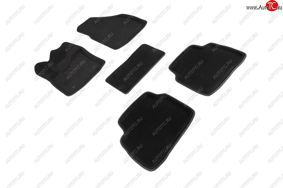 5 449 р. Коврики в салон SEINTEX 3D ВОРС (комплект) Geely Tugella FY11,HPBA4 дорестайлинг (2019-2023)  с доставкой в г. Кемерово