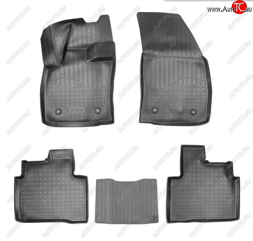 2 299 р. Коврики салона Norplast Unidec  Geely Tugella  FY11,HPBA4 (2019-2025) дорестайлинг, рестайлинг (Цвет: черный)  с доставкой в г. Кемерово