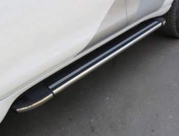 12 509 р. Порожки для ног Arbori Luxe Black  Geely Atlas  NL3 - Atlas Pro  NL3  с доставкой в г. Кемерово. Увеличить фотографию 1