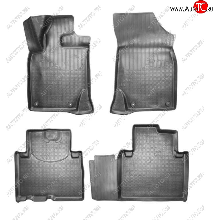 2 359 р. Коврики салонные Noplast  Geely Atlas  NL3 (2016-2022) (Черный)  с доставкой в г. Кемерово