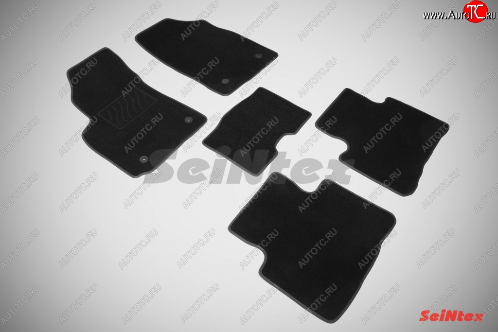 2 799 р. Износостойкие коврики в салон SeiNtex Premium LUX 4 шт. (ворсовые)  Geely Emgrand X7 (2011-2015) дорестайлинг  с доставкой в г. Кемерово