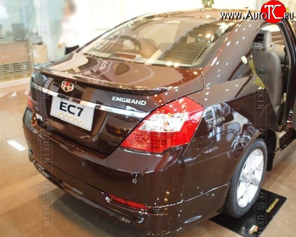 2 899 р. Лип спойлер M-VRS Geely Emgrand EC7 седан дорестайлинг (2009-2016) (Неокрашенный)  с доставкой в г. Кемерово