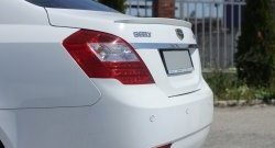 2 679 р. Лип спойлер Кураж  Geely Emgrand EC7 (2009-2016) седан дорестайлинг (Неокрашенный)  с доставкой в г. Кемерово. Увеличить фотографию 2