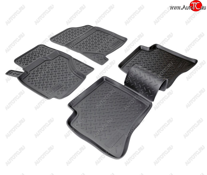 2 379 р. Комплект салонных ковриков Norplast Unidec Geely MK (2006-2015) (Цвет: черный)  с доставкой в г. Кемерово