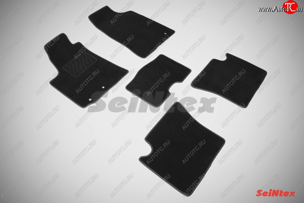 2 969 р. Износостойкие коврики в салон SeiNtex Premium LUX 4 шт. (ворсовые)  Geely MK (2006-2015)  с доставкой в г. Кемерово