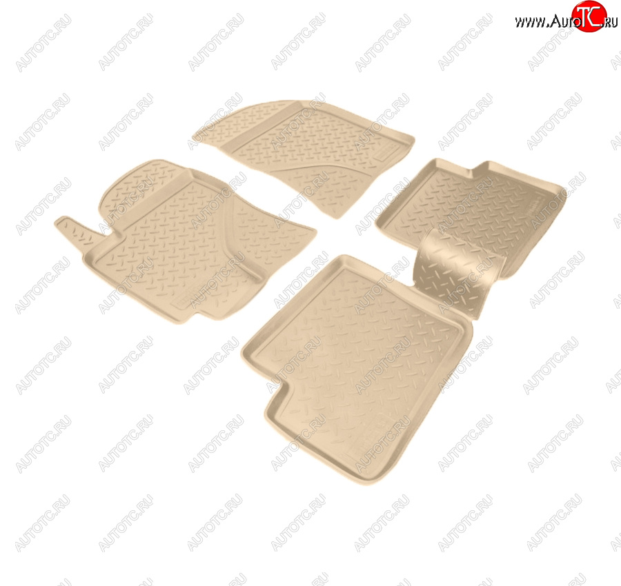 2 759 р. Коврики салона Norplast Unidec  Geely Vision  FC1 (2006-2014) (Цвет: бежевый)  с доставкой в г. Кемерово