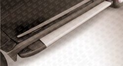 Алюминиевые пороги Slitkoff Optima Silver Great Wall Hover H3 (2014-2016)  рестайлинг