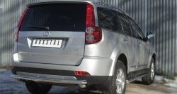 13 549 р. Одинарная защита заднего бампера из трубы с округлым сгибом диаметром 63 мм SLITKOFF  Great Wall Hover H3 (2014-2016)  рестайлинг  с доставкой в г. Кемерово. Увеличить фотографию 2